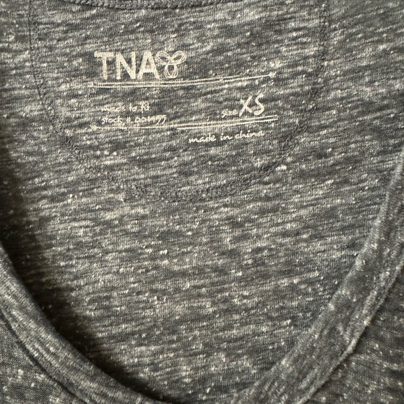 TNA boxy T-shirt grey cotton excellent condition - Picture 2 of 3